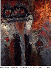 DE SARGASSE A BURGOS 9162 x 130acrylique sur toile libre8 - 3 - 1990