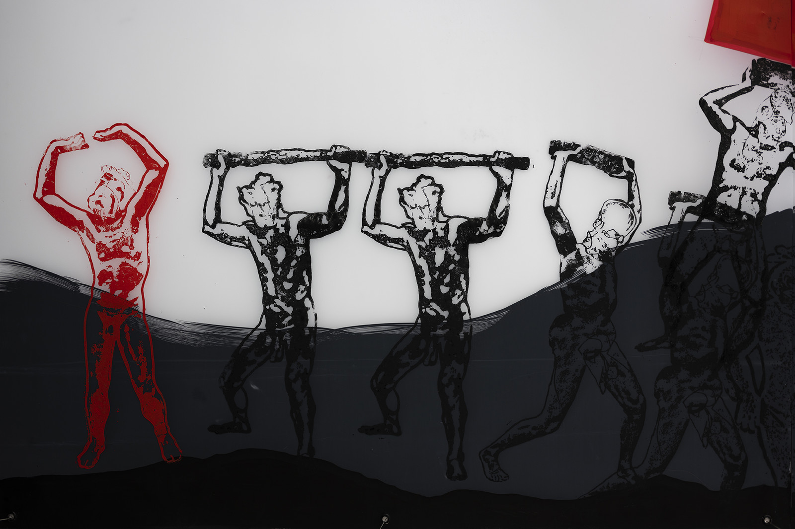 GRAND TRIPTYQUE - 6   ATLANTES CONFINÉS