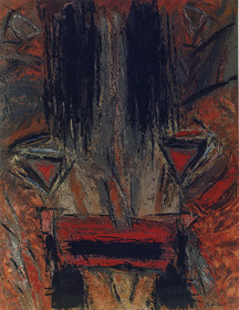 DE SARAGOSSE A BURGOS   11acrylique, terre, pigment, toile162 x 1304 - 1990