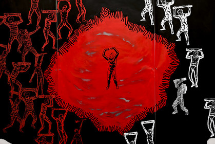 GRAND TRIPTYQUE n° 10 - ATLANTES : LUI, LES AUTRES