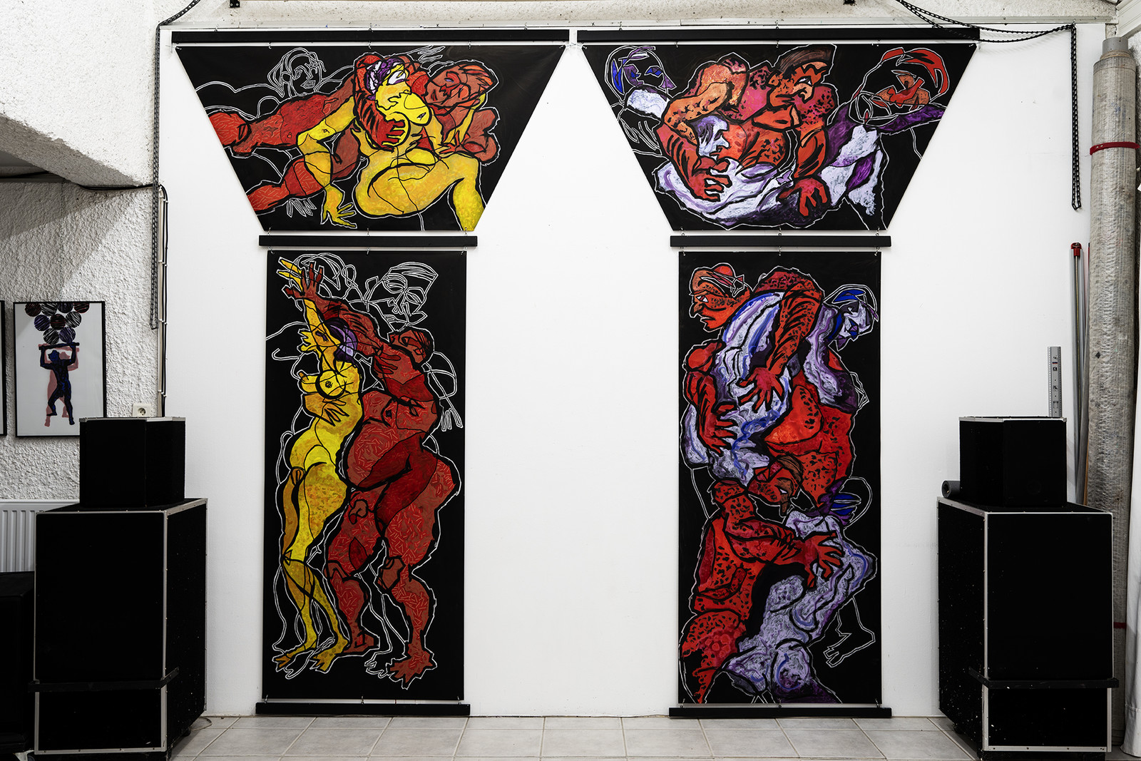 COUPLE COLONNE n° 22   M + De et  21   M + CL