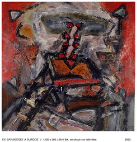 DE SARGASSE A BURGOS 5205 x 205acrylique sur toile libre25 - 9 - 1989