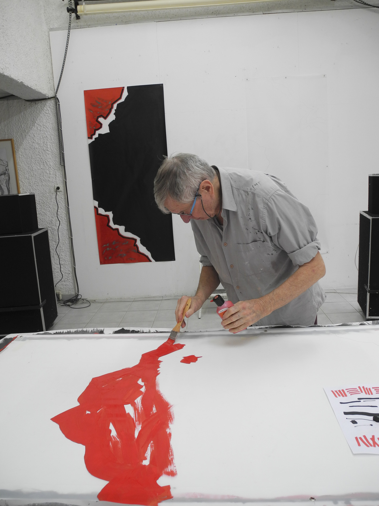 GRAND TRIPTYQUE n° 10 - ATLANTES : LUI, LES AUTRES