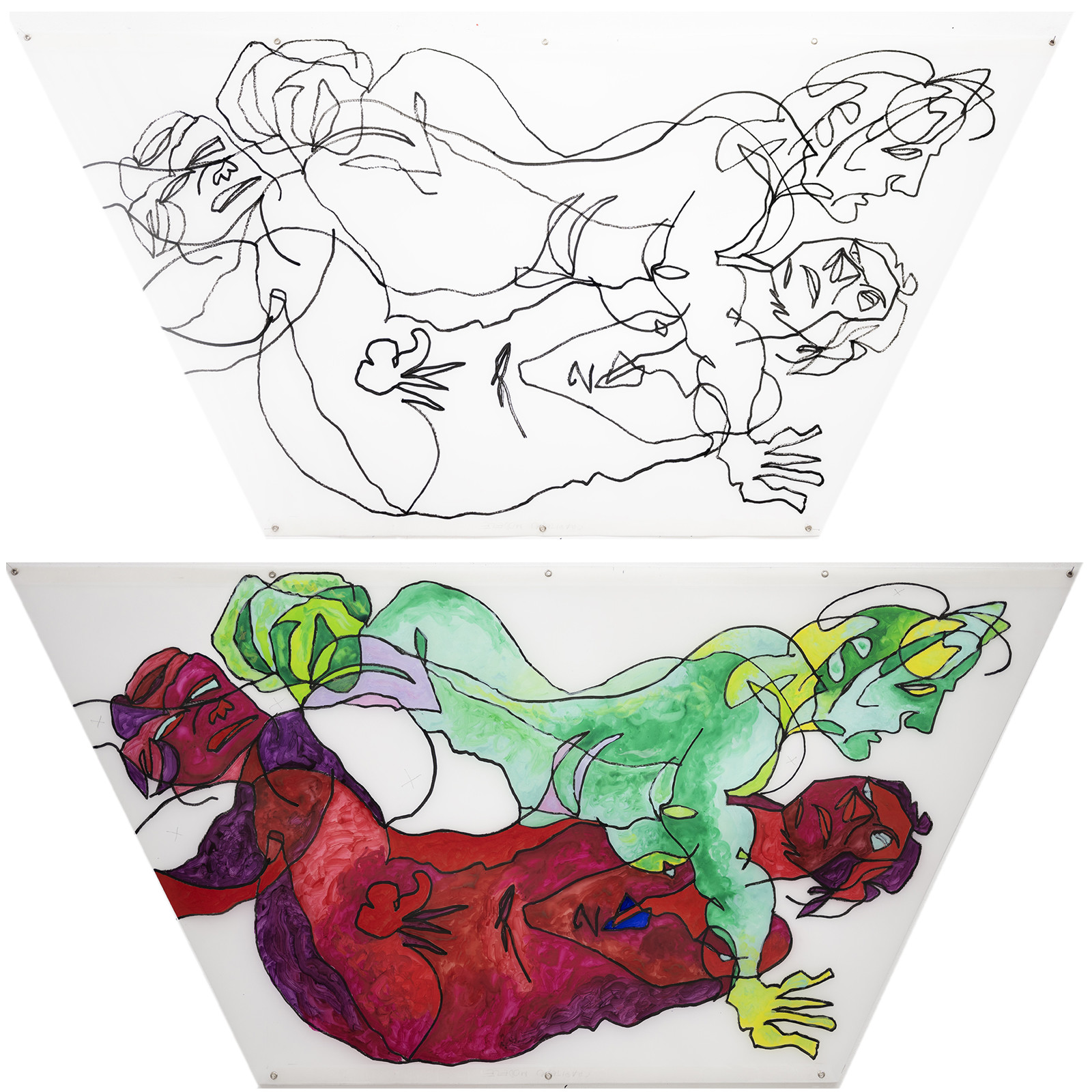 COUPLE COLONNE n° 18   DANIELLE