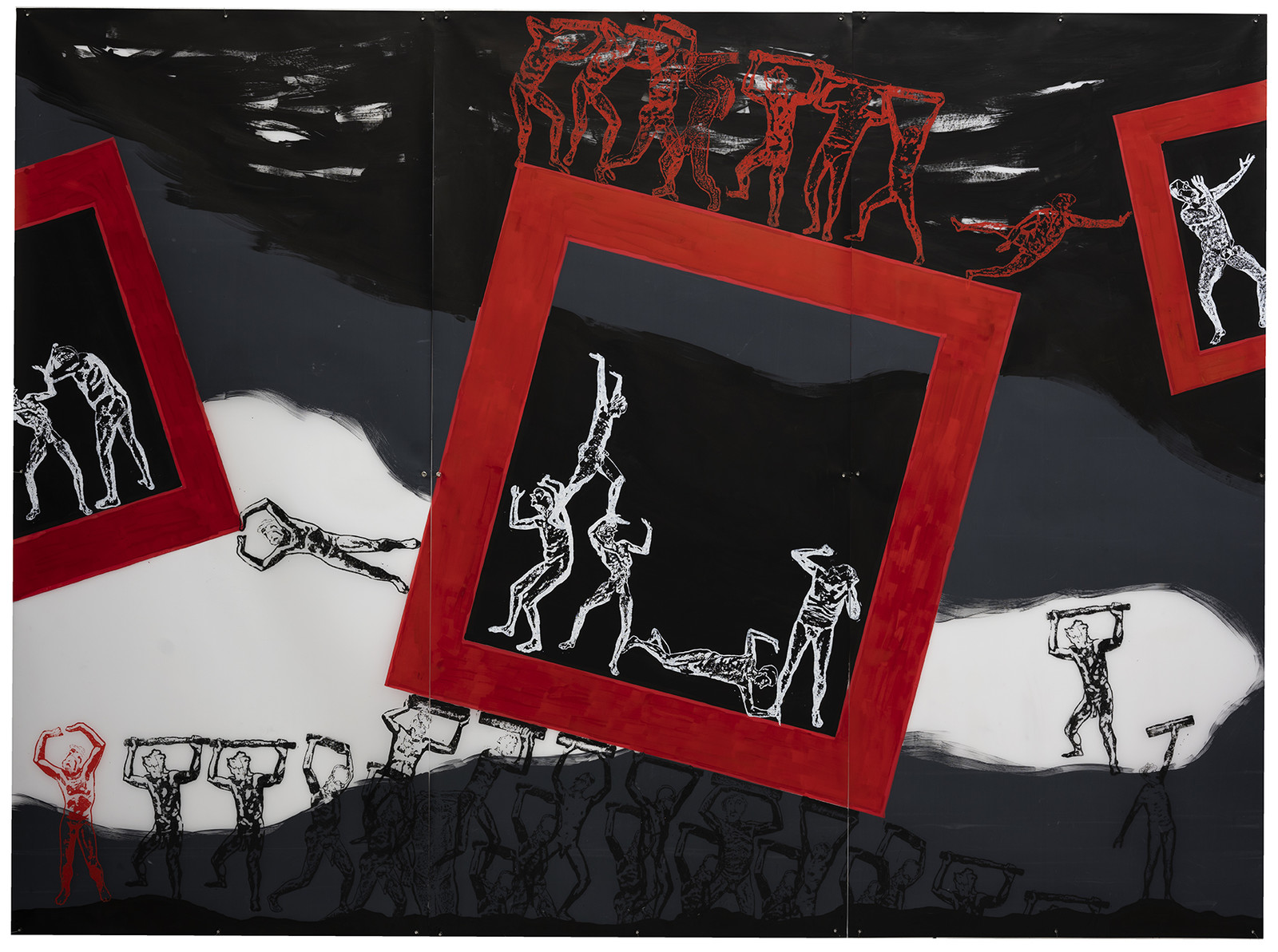 GRAND TRIPTYQUE - 6   ATLANTES CONFINÉS