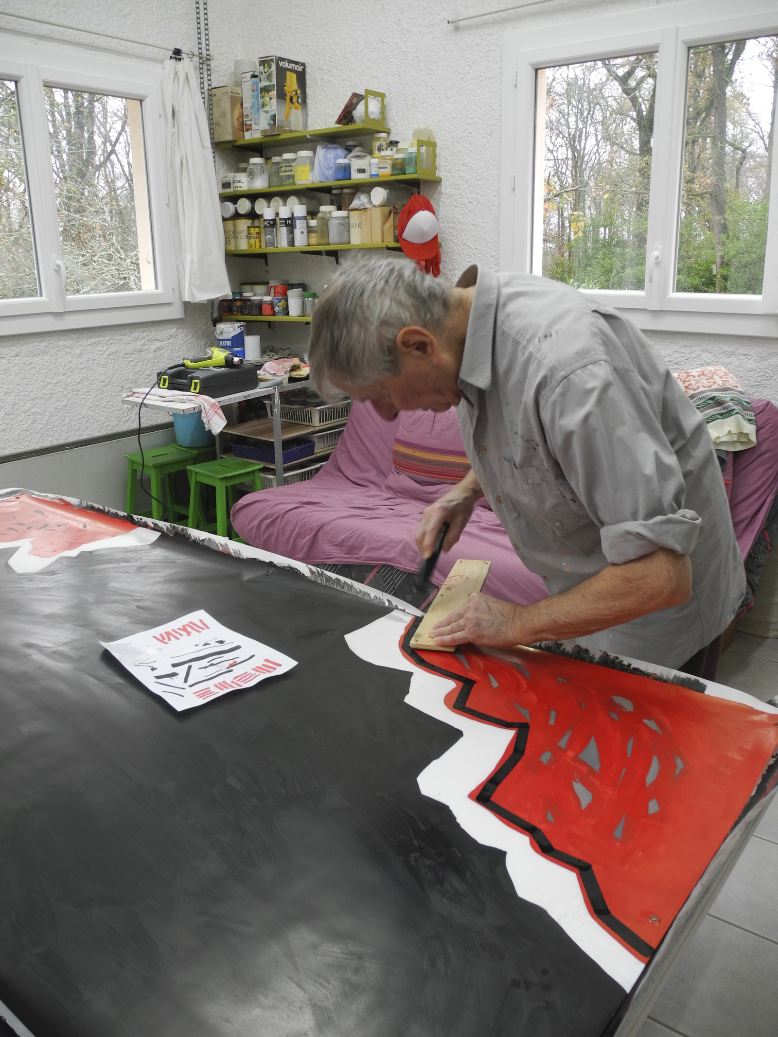 GRAND TRIPTYQUE n° 10 - ATLANTES : LUI, LES AUTRES