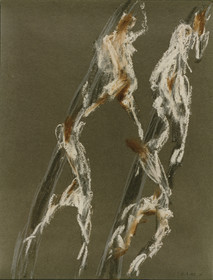 DESSIN DE NU AVEC MODELE65 X 508 7  93 ( 3 )craies Markal à l'huile sur papier recyclé