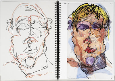 LIVRE PORTRAITS EN AVEUGLE