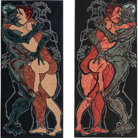 COUPLE COLONNE n° 13   ANNIE