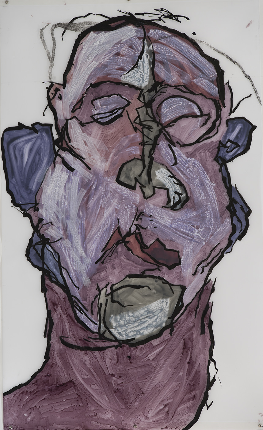 11 - CL  MAN - PORTRAIT EN AVEUGLE - HOMME - CONTOURS suite