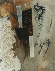 PALIMPSESTEacrylique, marbre, terrepapier réemploi32 x 255  5  97 ( 1 )