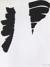 Légende :	série ENCRE NOIRE ET VARIATION DE 2 POCHOIRS - 1 75 - 2                        papier 65 x 50