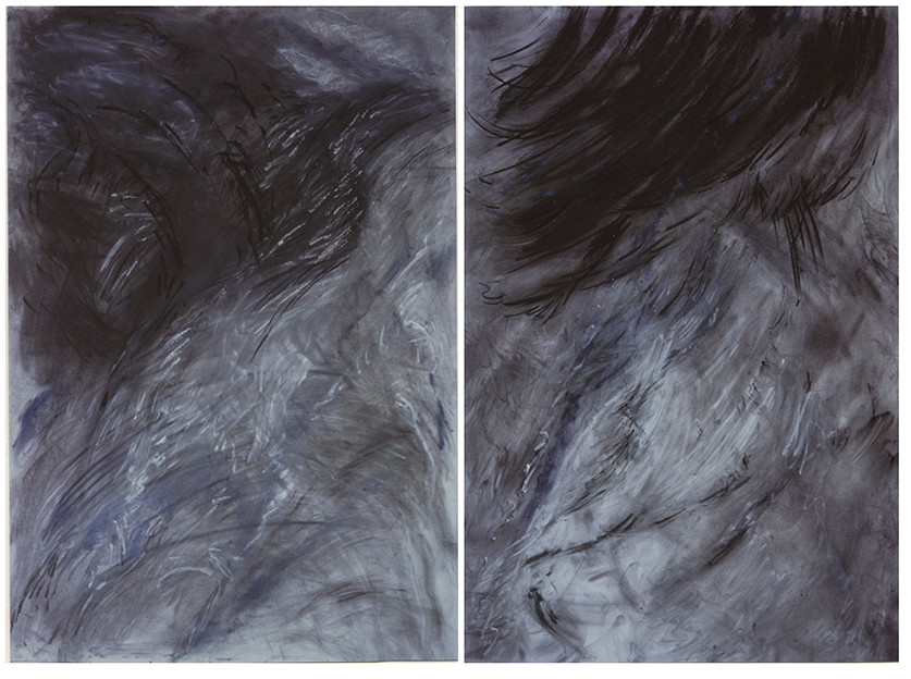 poèmes d'amour du VI° DALAÏ LAMALA PLUIE DE LA VIE 75 X 110 deux fois3  85