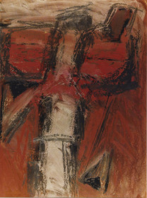 DE SARAGOSSE A BURGOS craies grasses, pigments, mines, papier65 x 504  90 (6)