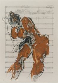 DESSINcraie huile, lavis, papier musique50 x 322  11  98 ( 5 )